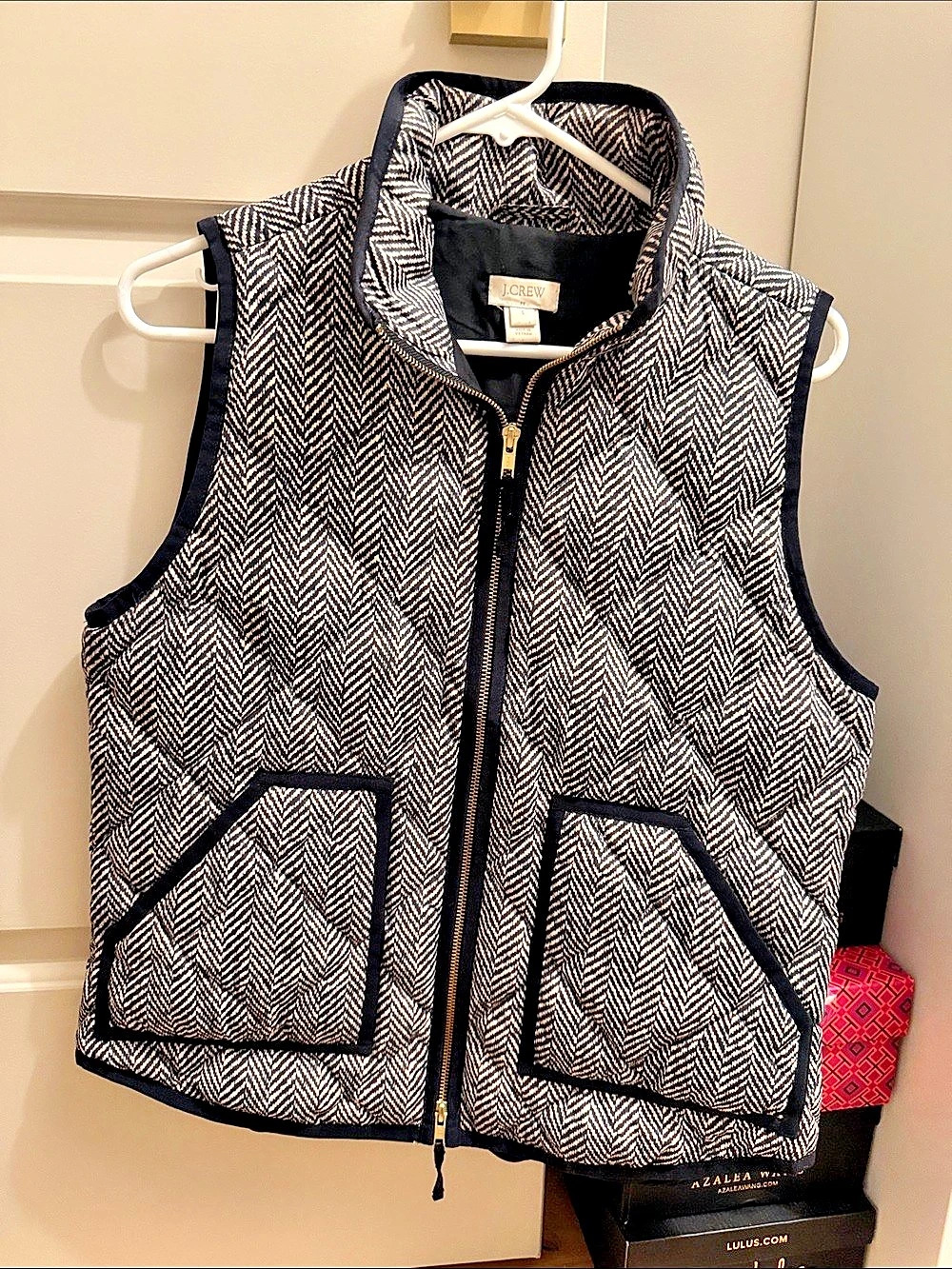 J. Crew Women's Houndstooth Vest Size small
Like New condition